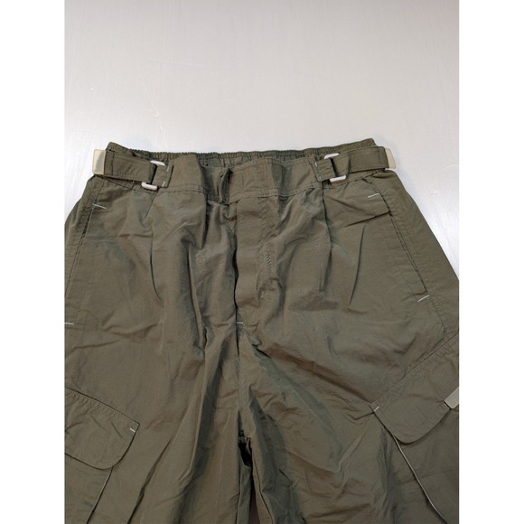 Athletic Works Mens Cargo Pants Tacoma Olive Green Nylon Utility Pockets Size L - Picture 6 of 6